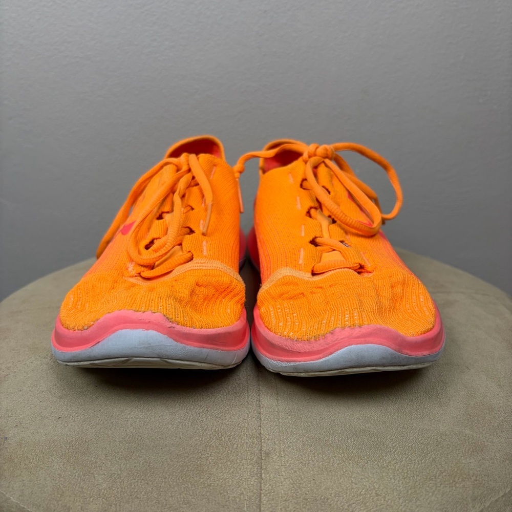 Under Armour Threadborne Slingflex Running Shoes Neon Orange Coral Women's 9.5 - Picture 7 of 15